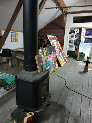 Marc Rayner in the Studio: Upstairs studio 1