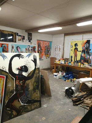 Marc Rayner in the Studio: Ground floor studio 2