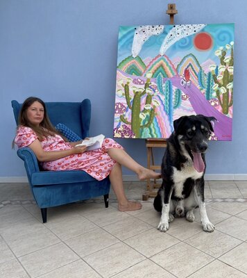 Sofia Battisti in the Studio