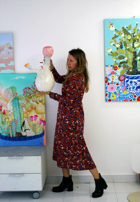 Sofia Battisti in the Studio