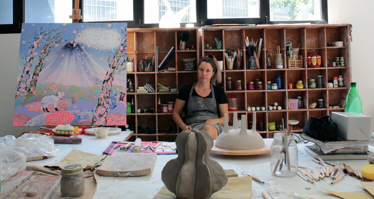 Sofia Battisti in the Studio