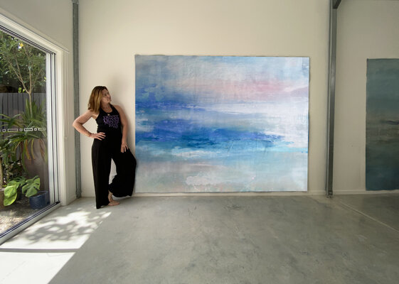 Kathleen Rhee in the Studio: On the studio wall