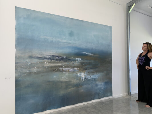 Kathleen Rhee in the Studio: On the studio wall