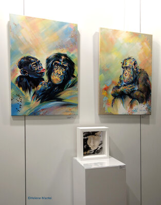 Helene Mantei in the Studio: Art fair "Neue Art" 2022 Dresden