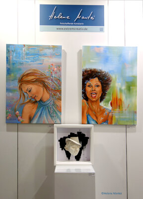 Helene Mantei in the Studio: Art fair "Neue Art" 2022 Dresden
