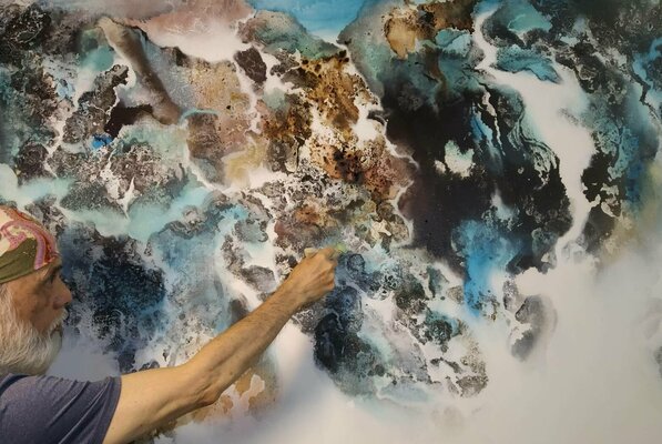 Calvin Chih-Hao Teng in the Studio