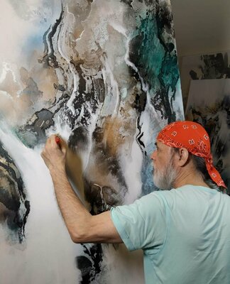 Calvin Chih-Hao Teng in the Studio