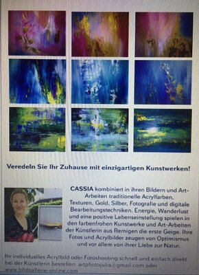 Cassia in the Studio: mon flyer pour mon expo