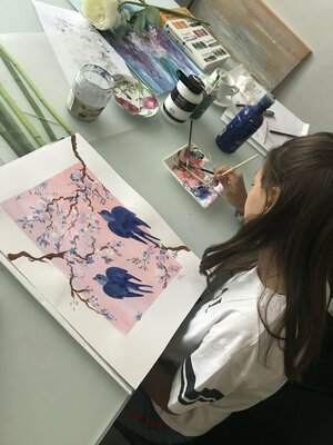 Cassia in the Studio: .... je donne aussi volontiers des cours pour les enfant et adultes