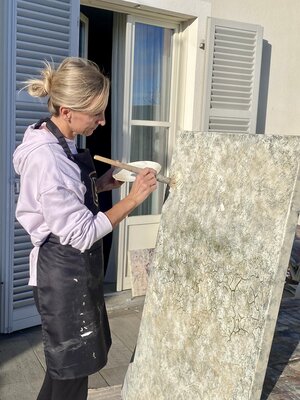 Gabriela Aleksandra Szuba in the Studio