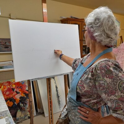 Ana María González JIMÉNEZ in the Studio