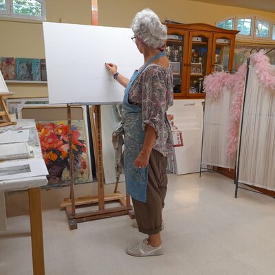 Ana María González JIMÉNEZ in the Studio