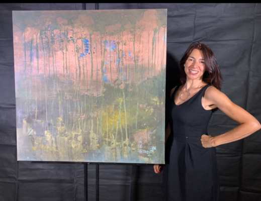 Barbara Pastorino in the Studio