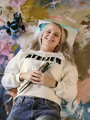 Lotta Sirén in the Studio