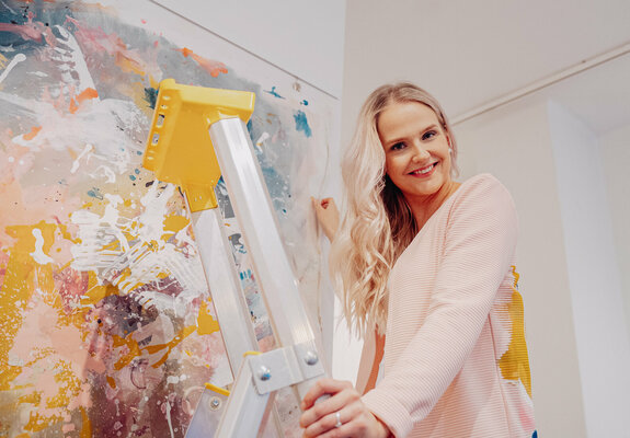 Lotta Sirén in the Studio