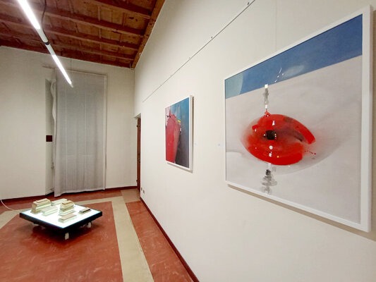 Carlo Olper in the Studio: 2024 Mostra Visual Connections - Independent Artists Gallery - Villa Brentano - Busto Garolfo - Milano