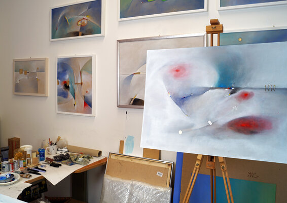 Carlo Olper in the Studio: Opere nello studio di Lissone - 2022