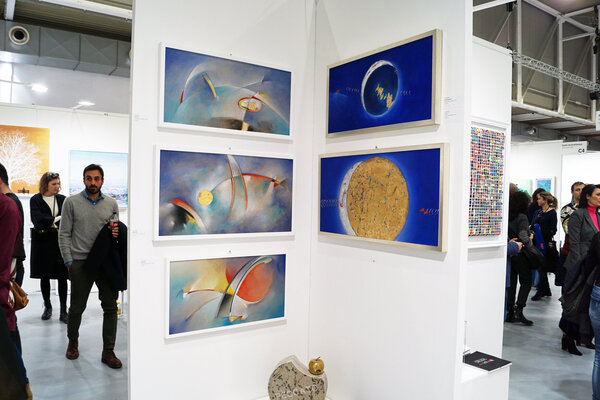 Carlo Olper in the Studio: Affordable Art Fair 2020 - Studio Più Milano - Le Opere di Carlo Olper presso lo Stand di Independent Artists