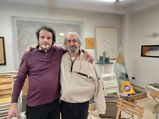 Carlo Olper in the Studio