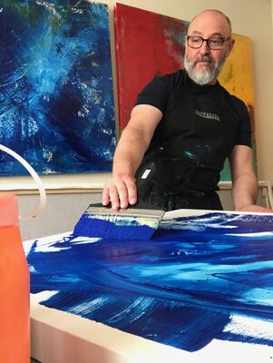 Javier Santana in the Studio