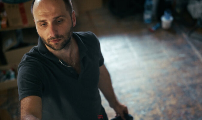 Sergei Chernyakovsky in the Studio