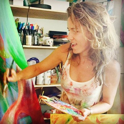 Sandrine Langlade in the Studio: Coulisses d'atelier (Grenoble, France)