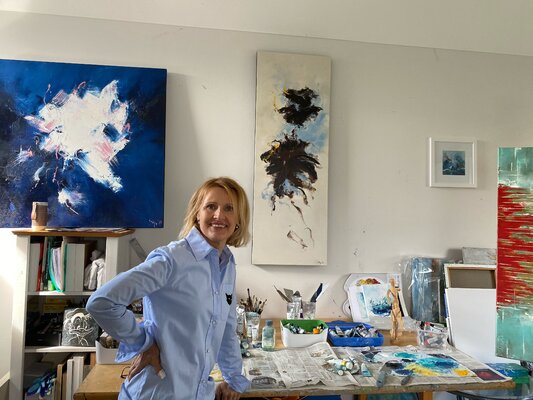 Sabine Kay in the Studio: In meinem Studio