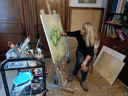 Monica Cattaneo in the Studio: Dans mon atelier