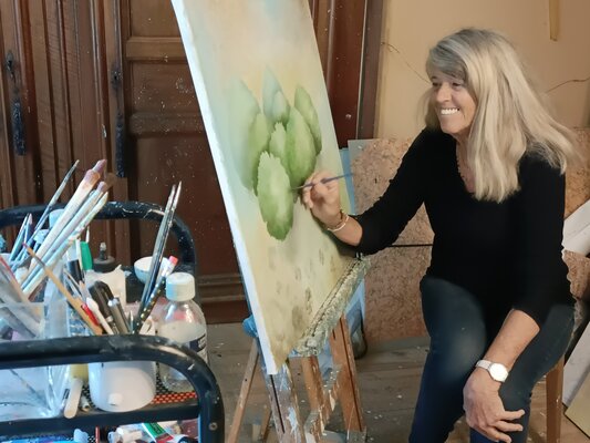 Monica Cattaneo in the Studio: Dans mon atelier