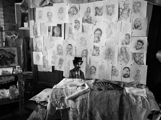 Enrica Toffoli in the Studio