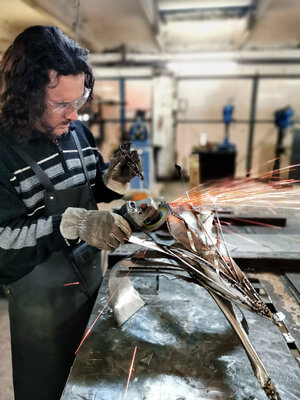 Ovidiu Kloska in the Studio
