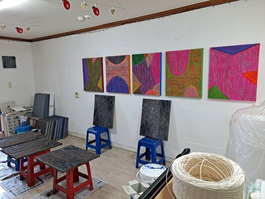 DAESUN CHOI in the Studio