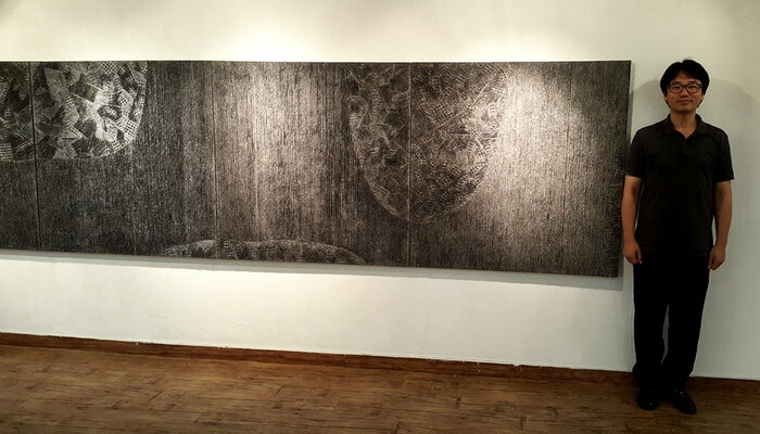 DAESUN CHOI in the Studio