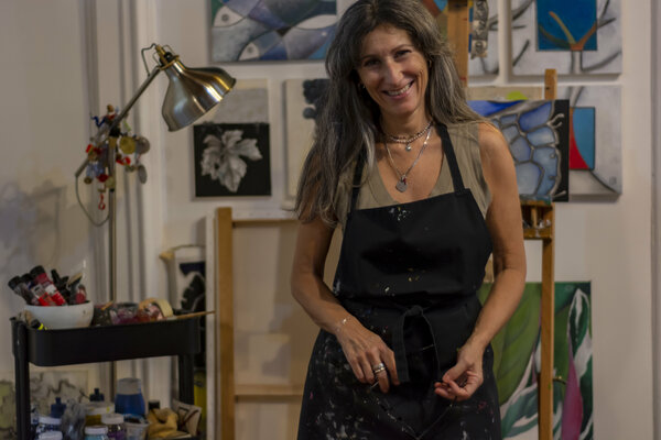 Maryda Geraci in the Studio: my quiet corner