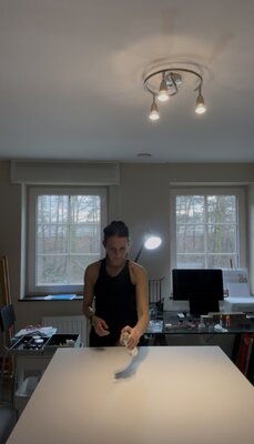 Karina Yacoubian in the Studio