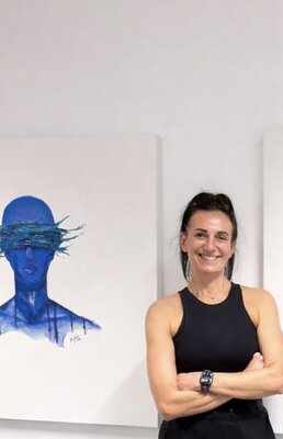 Karina Yacoubian in the Studio