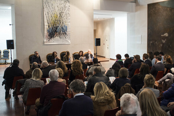 Stefano Di Loreto in the Studio: Presentazione presso il Museo Michetti (MuMi) dello stile artistico "Decostruzione Concetttuale" creato da Di Loreto (2016)