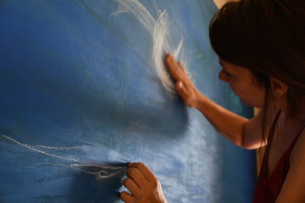 BEATA KOZAK in the Studio