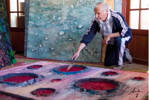 Juan Varela in the Studio