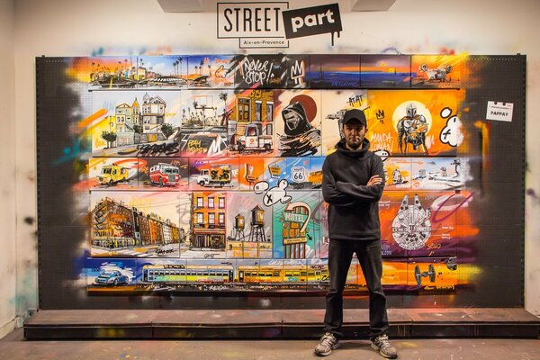 Pappay in the Studio: Fresque chez Street Part à Aix-en-Provence