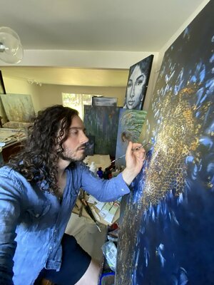 Matteo Neivert in the Studio