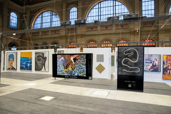 Ezra Bejar in the Studio: Hints about Balche, Collective Exhibit, Swiss Art Expo, 2018
