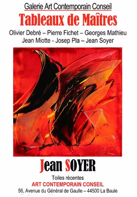 Jean Soyer in the Studio: EXPOSITION Galerie ART CONTEMPORAIN CONSEIL à la BAULE