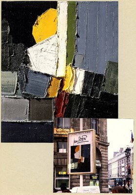 Jean Soyer in the Studio: 1991 EXPOSTION Galerie Colette DUBOIS - Paris