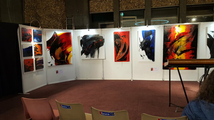Jean Soyer in the Studio: Invité d'Honneur au Salon d'Art Contemporain de ROUEN