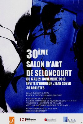 Jean Soyer in the Studio: 2010 - Invité d'Honneur au Salon d'ART de SELONCOURT
