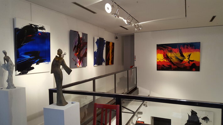 Jean Soyer in the Studio: EXPOSITION Galerie de l'EUROPE à  PARIS avec la sculpteure Nadine ENAKIEFF