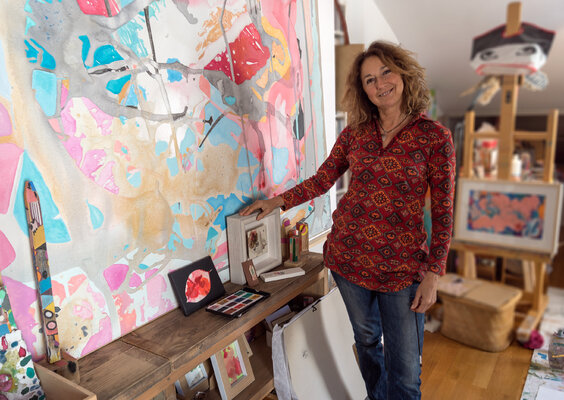 Isabel Ruíz Perdiguero in the Studio: Mi estudio en San Lorenzo de El Escorial, Madrid