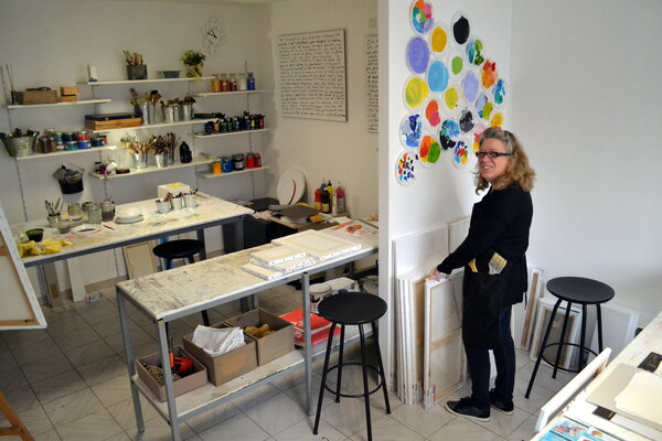 Sophie Duplain in the Studio
