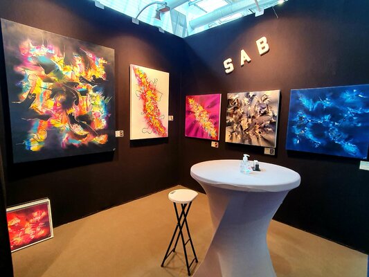 Sabrina VIOLA in the Studio: Art3F stand
